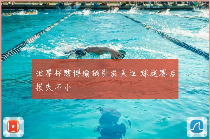 世界杯赌博输钱引发关注 球迷赛后损失不小